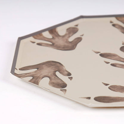 Dinosaur Footprint Paper Plates – 10 in