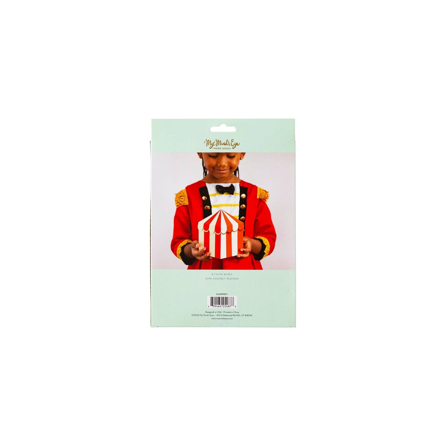 Carnival Tent Favor/Treat Boxes 8ct