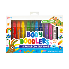 Body Doodlers Face and Body Crayons - Set of 12