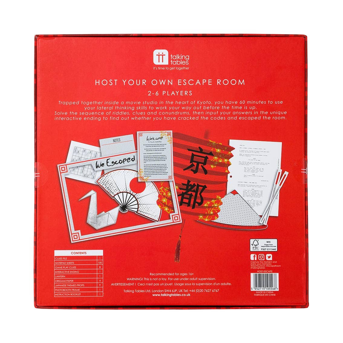 Escape Room Kyoto Edition | Everyday Games |