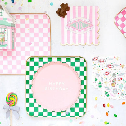 HARRY POTTER X BONJOUR FÊTE HONEYDUKES LARGE PINK STRIPE NAP