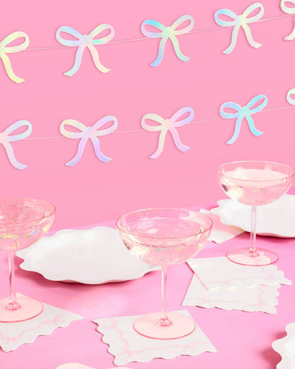 Bow Iridescent Garland 4ct