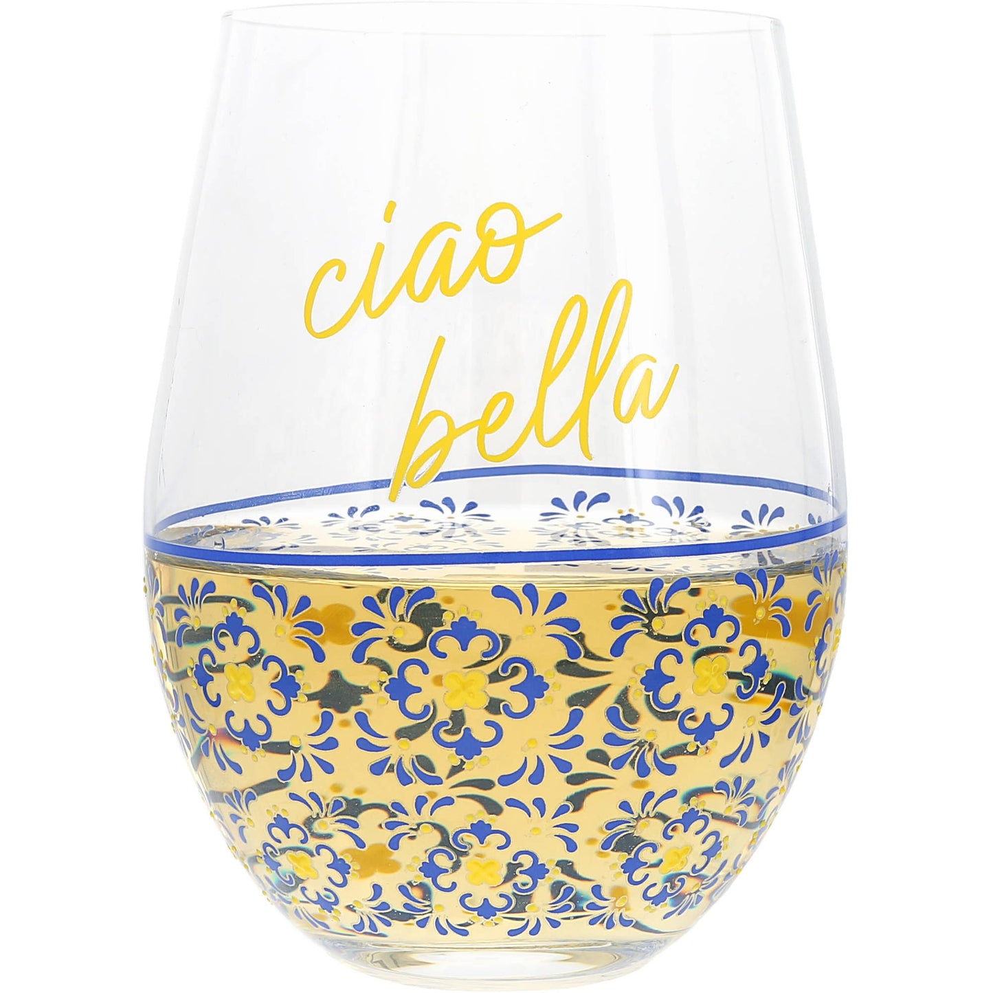 Ciao Bella - 18 oz Stemless Wine Glass