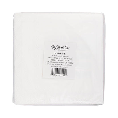 Pickleball Sayings Paper Cocktail Napkins 18ct