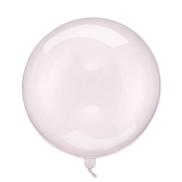 #629 Sphere Transparent Pink 16in Balloon