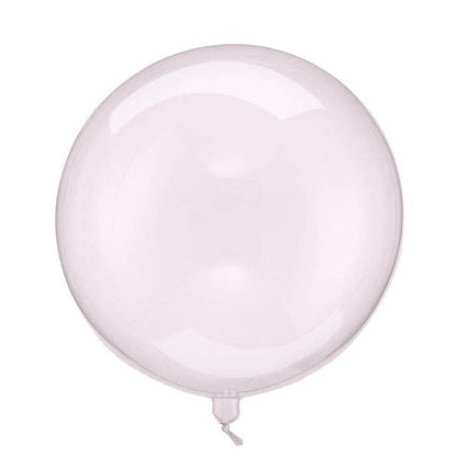 #629 Sphere Transparent Pink 16in Balloon