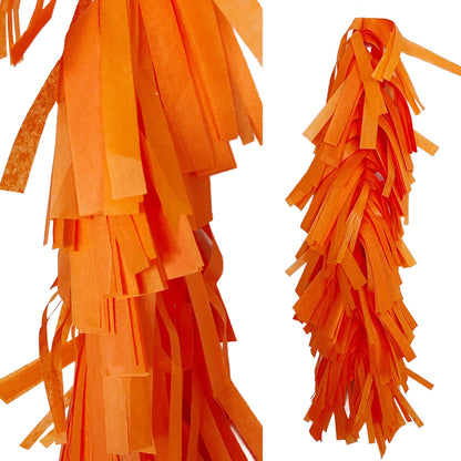 Fringed Tissue Balloon Tassel ( Solid Colors)