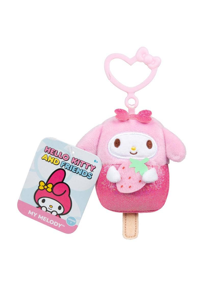 Hello Kitty and Friends 4" Clip On Plush - 1 Assorted