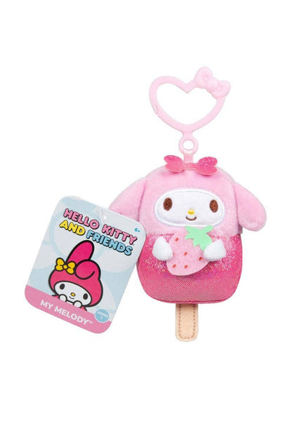 Hello Kitty and Friends 4" Clip On Plush - 1 Assorted