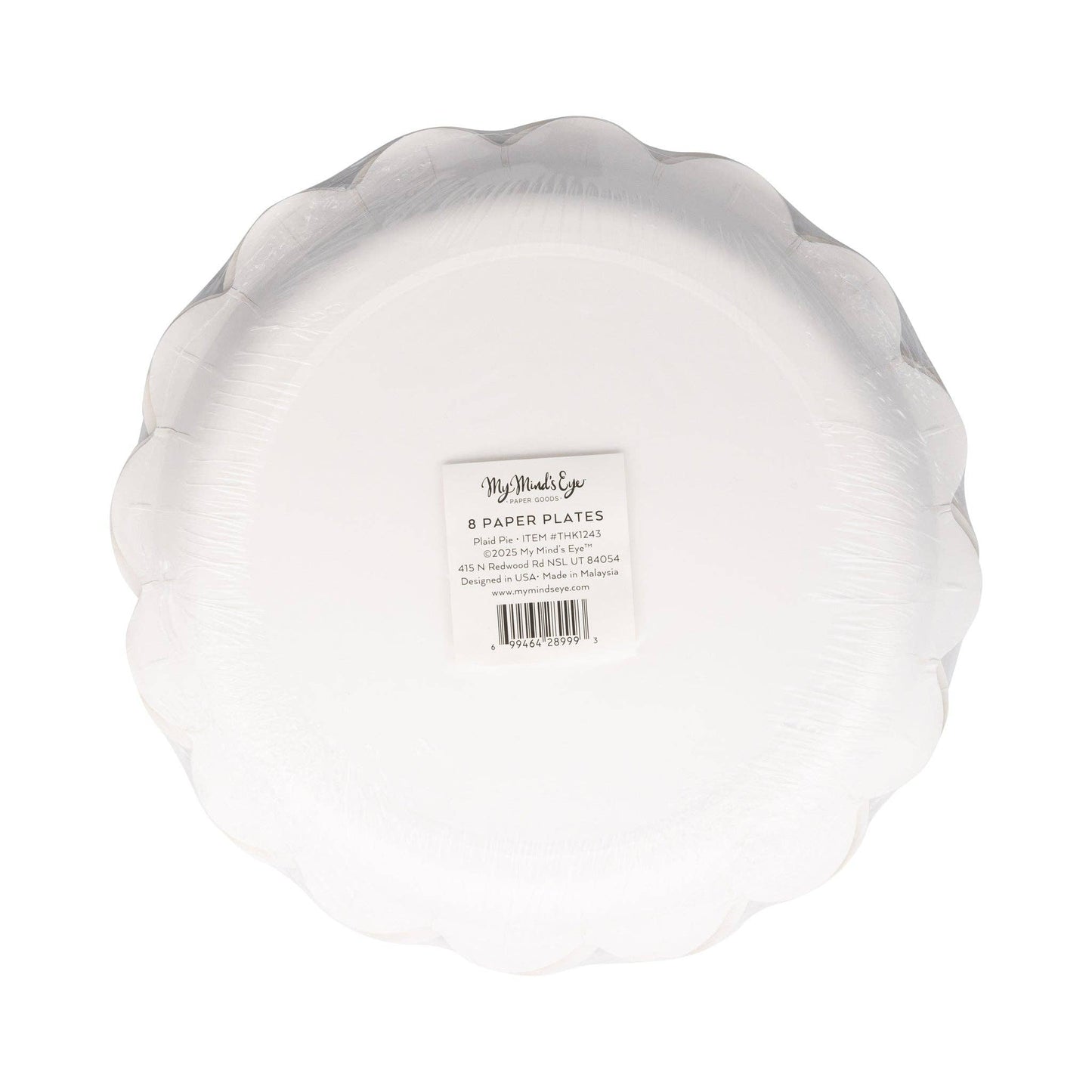 Pie 8.5in Dessert Paper Plates 8ct
