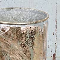 Column Bucket-Distressed Gold