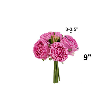 6-stem bundle-Real Touch rose bouquet