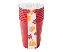 Give Thanks Frost Flex Cups/8pk - Gobble Till You Wobble