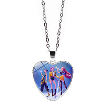 K-Pop Demon Hunters Girl Heart Pendant Necklace