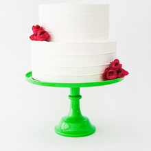 Kelly Green Melamine Pedestal Cake Stand