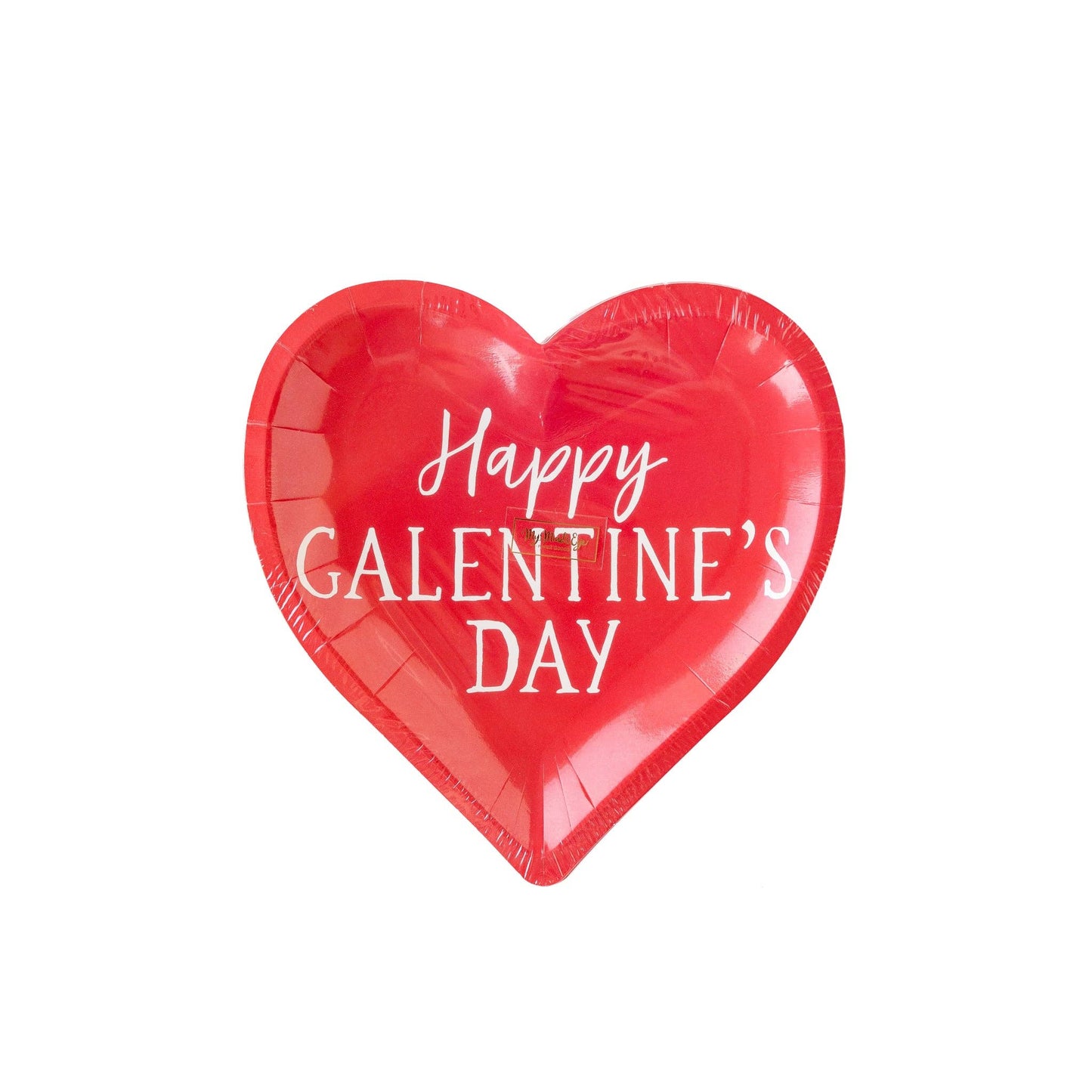 Heart Happy Galentines Paper Plates 8ct