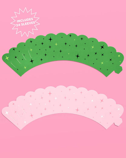 Wicked Cupcake Set 24ct - liners + toppers