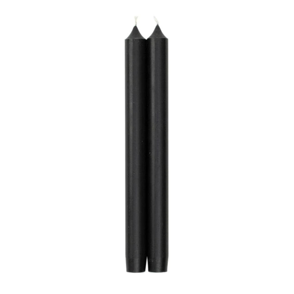 Taper 10in Candles Set of 2 - Black