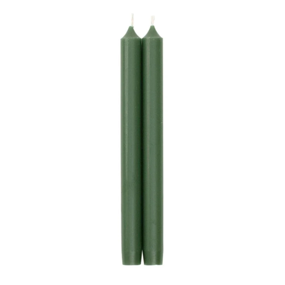 Taper 10in Candles Set of 2 - Hunter Green