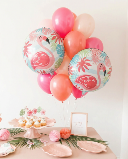S50 Flamingo Tropical 17in Balloon