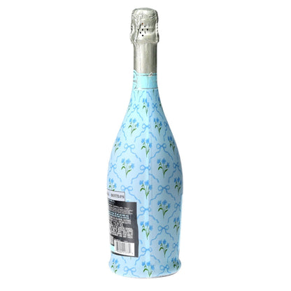 Beau Bottle Blue Bows and Blossoms - Prosecco Collection