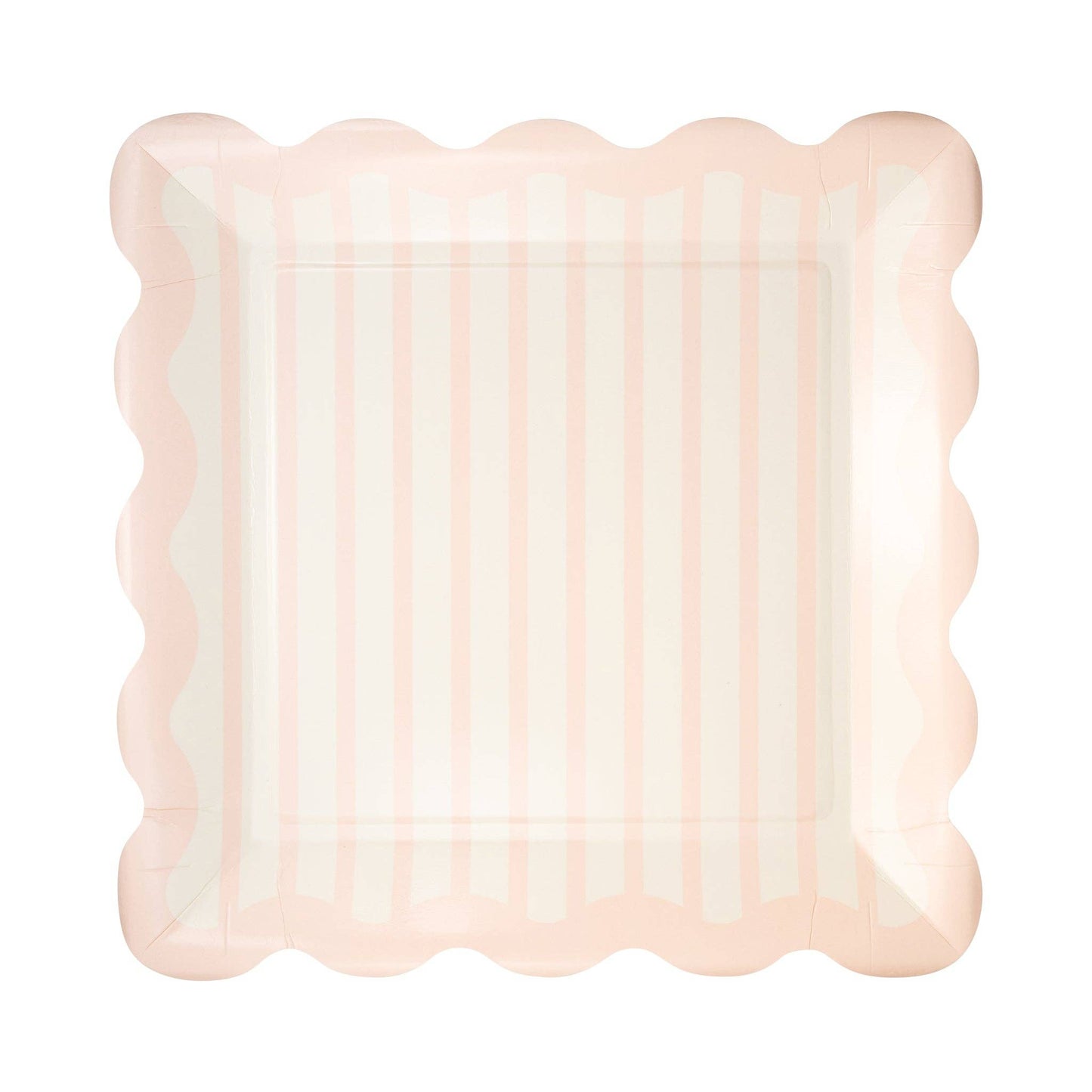 Pink Striped 10in Plates 8ct