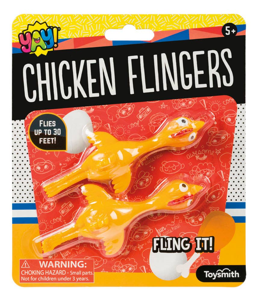 Yay! Chicken Flingers Impulse Toy, Fling Toy, Spring
