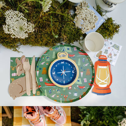 Camp Explorer Patterned Large Napkins