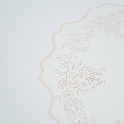 Floral Elegance Pink Placemats 12ct