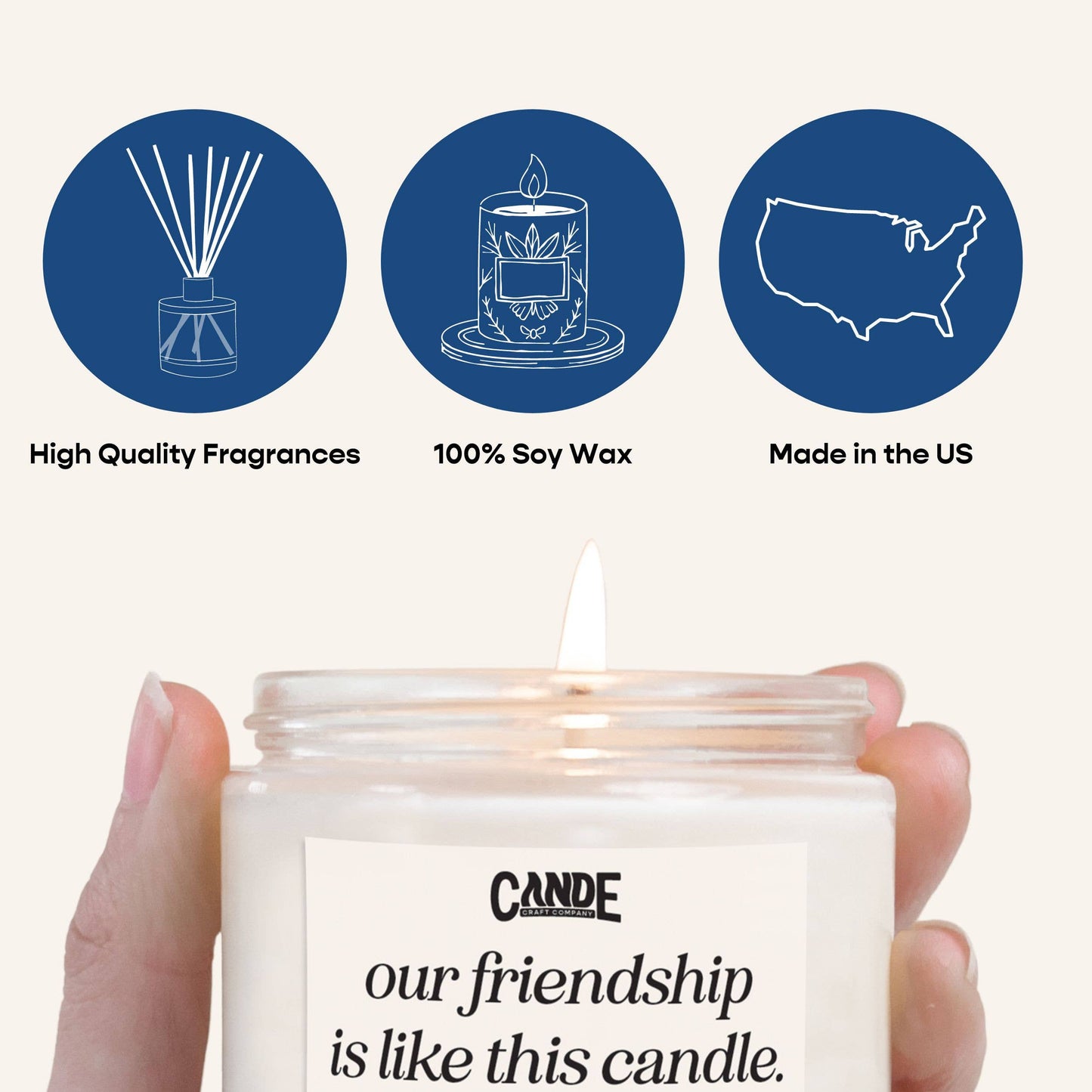 Being My Sister is Really The Only Gift You Need Candle