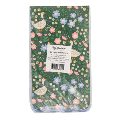 Goose Pattern Dinner Napkins 24ct