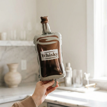 #383A Mini Whiskey Bottle Foil Balloon – Air Fill Only