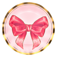 Pink Bows 10.5in Dinner Plates 8ct