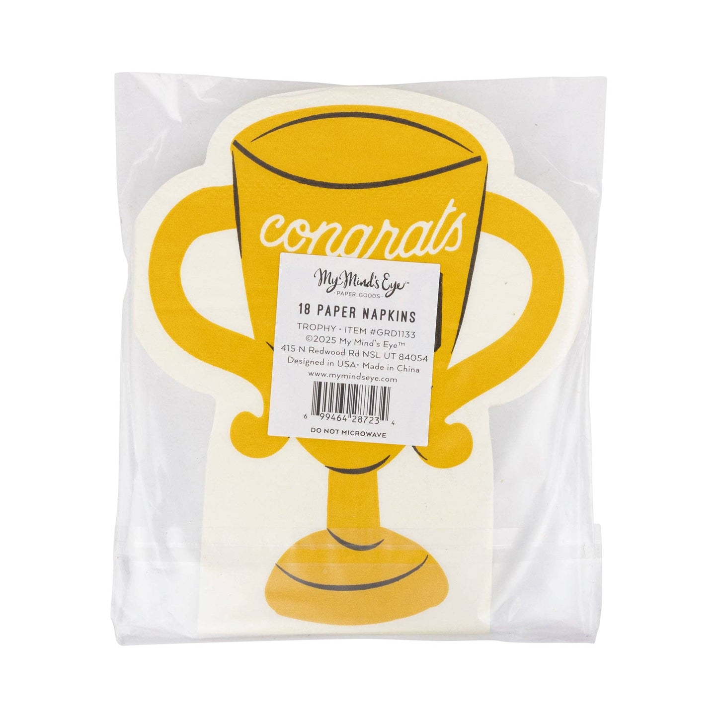 Trophy Grad Dinner Napkins 18ct