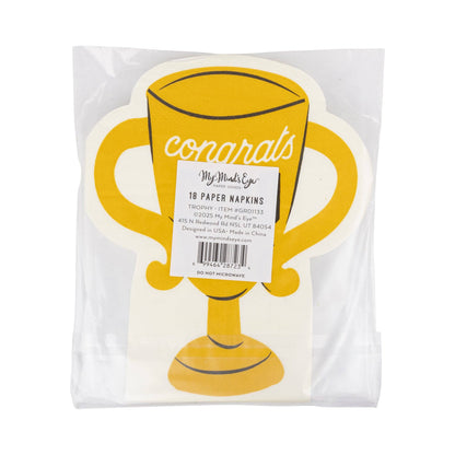 Trophy Grad Dinner Napkins 18ct