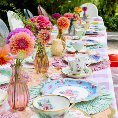 Mixed Floral Paper Plates - 12 Pack | Tea Party |