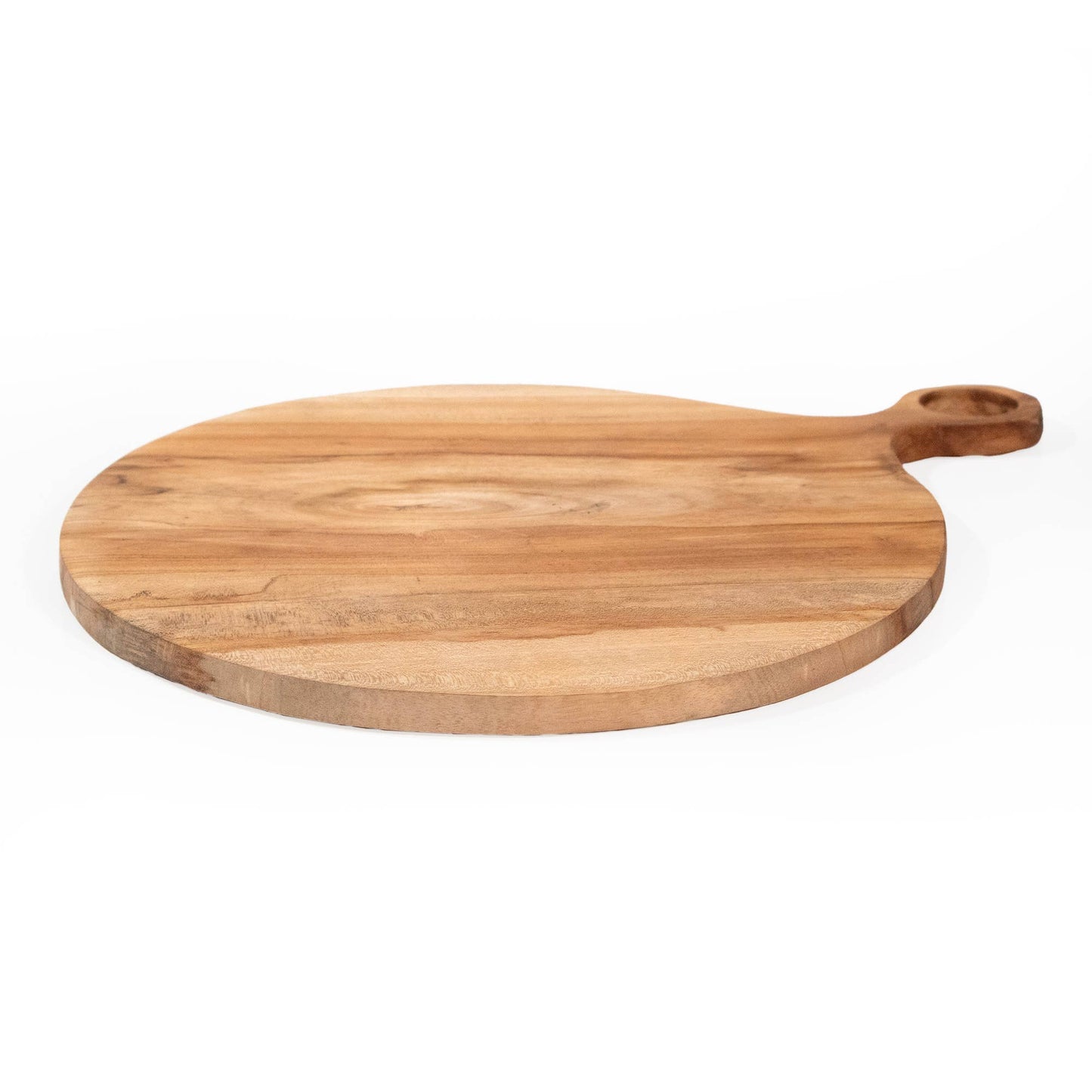 Large Round Teak Charcuterie Board