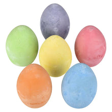 1 Pack of Egg Shaped Sidewalk Chalk in Cute Egg Carton Easte