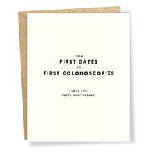 First Colonoscopies Anniversary Card 2