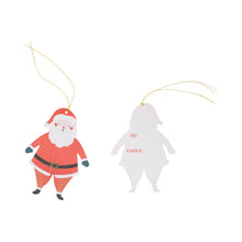 Santa Oversized Tags