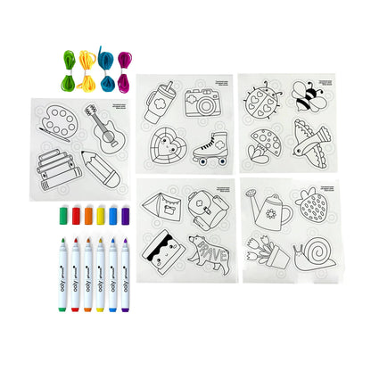 OOLY x Girl Scouts: Do-It-Yourself Shrink Art Bracelet Kit (30 PC Set)
