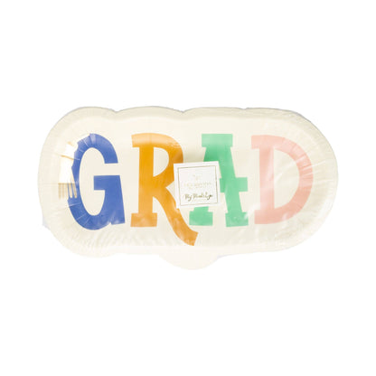 Occasions By Shakira - GRAD Shaped Plates 8ct