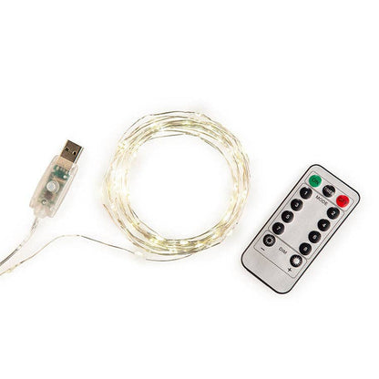 Silver String Lights 30ft