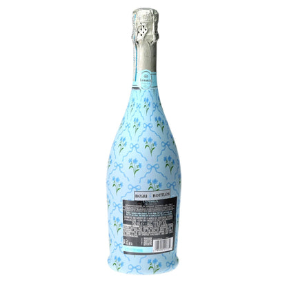Beau Bottle Blue Bows and Blossoms - Prosecco Collection