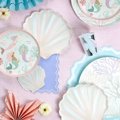 Shell Dessert Plates 8ct