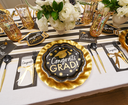 Classic Grad Dinner Plates/8pk