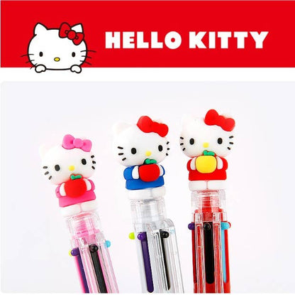 Sanrio Characters 6 Color Ball Point Pencil- 0.7mm