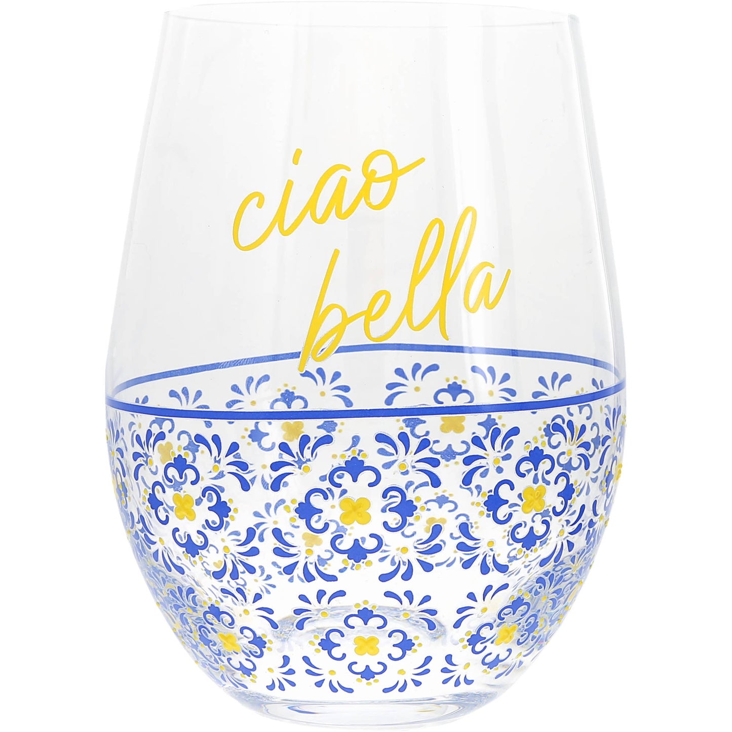 Ciao Bella - 18 oz Stemless Wine Glass