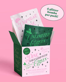 Wicked Glitter Bombs - 4 cotton candy drink bombs