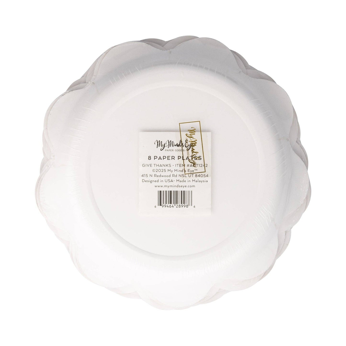 Give Thanks 8in Dessert Paper Plates 8ct